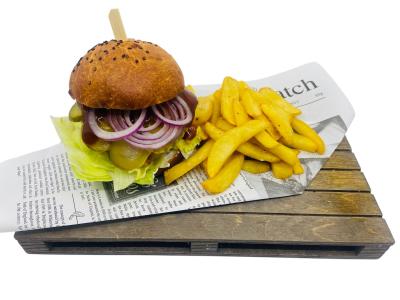 Dvojitý hovězí smash burger